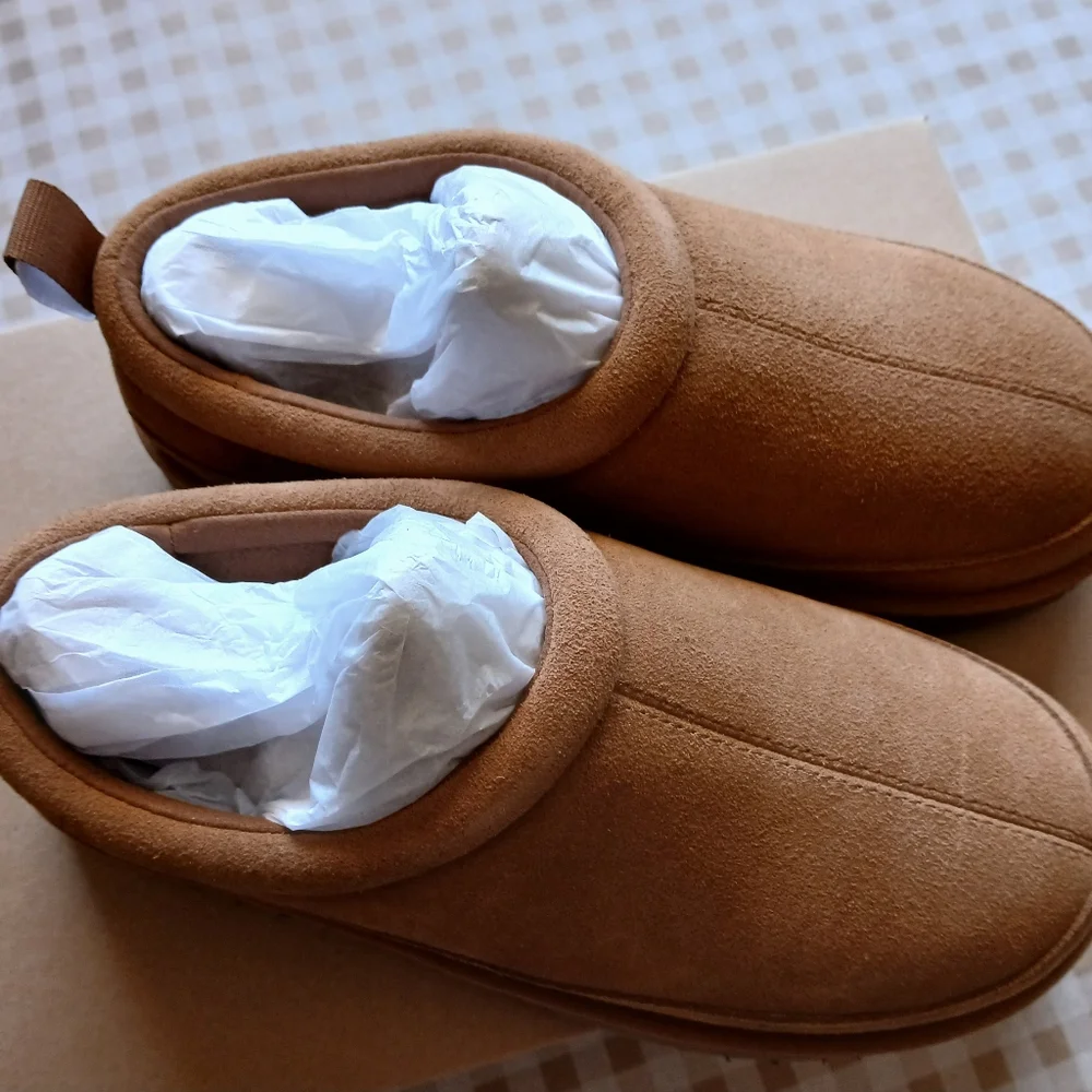 NIB Bombas Women’s Saturday Suede Slip-On Slipper Shoes - CAMEL - 7 - Picture 2 of 9